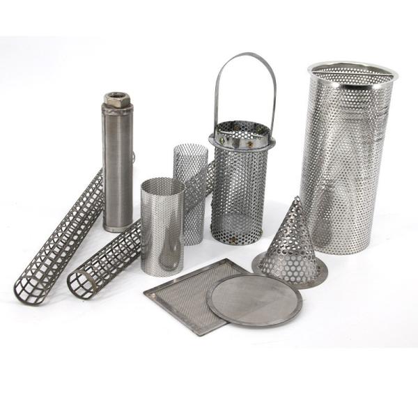support size customization Stainless Steel Basket Filter perforated filter