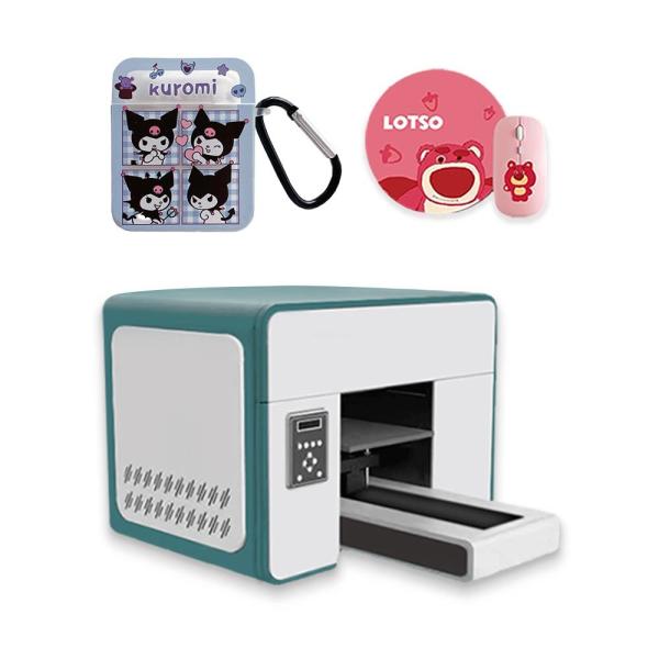 Golf Ball Flatbed LED UV Printer Uv Led Inkjet Printer For Bottle PVC Card