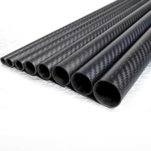 Customized 3K to12K Prepreg Carbon Fiber Tubes in Different Finishes
