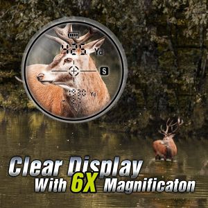 700yd 1000yd Camo Digital Laser Rangefinder 6X With Rechargeable Battery