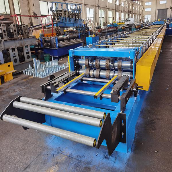 Soffit Panel Metal Deck Forming Machine Deck Roll Former Yt-R7 Drip Edge