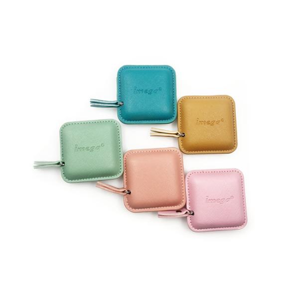 Colorful 20mm Pink Retractable Tape Measure Body Personalized ABS PU Leather