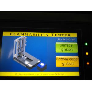 Automatic Multi-Purpose Textile Vertical Flammability Tester With Touch Screen
