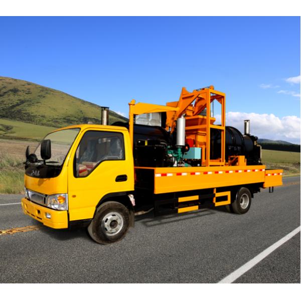 JAC 4X2 Truck Mounted Asphalt Patch Plant Road Building Machinery For Pavement Maintenance