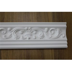 Chinese Carved Lightweight Beautiful Flowers PU Moulds Polyurethane Foam Crown