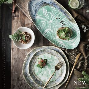 23cm Square Ceramic Stoneware Dinnerware Sets