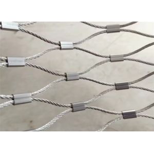 180 Meter Length Stainless Steel Wire Rope Mesh For Playground Fence