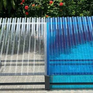 High Impact Resistance Plastic Polycarbonate corrugated Sheet for Roof and Wall