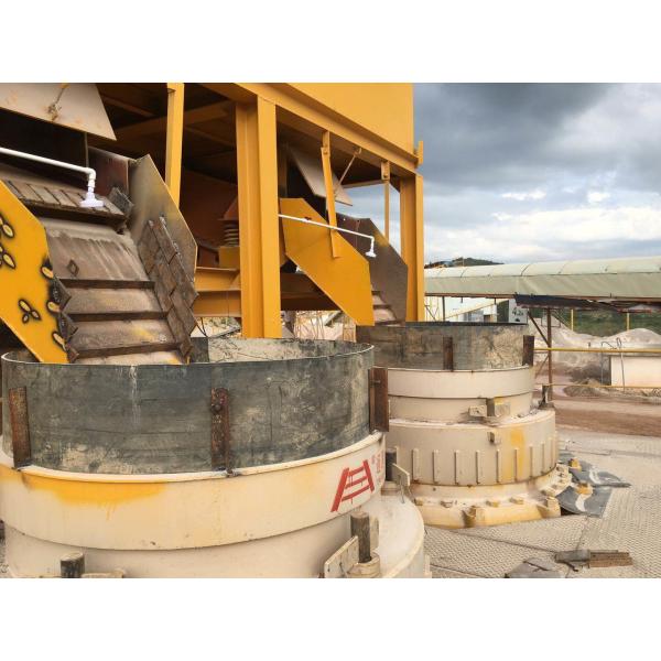 Buy Cobblestone Aggregate Stone Crushing Plant Field Installation at wholesale prices