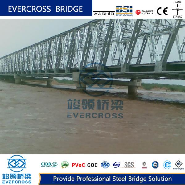 Buy Medium Spans Prefabricated Truss Bridge EN10025-4 S460J0M Fast Installed at wholesale prices