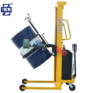China 1.5kw 12V 120Ah Manual Barrel Hydraulic Drum Lifter on sale