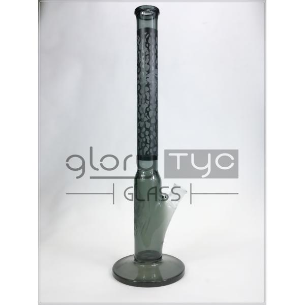 Buy Handmade Clear Glass Smoking Pipe White Freezable Pure Hookah 16Inch at wholesale prices