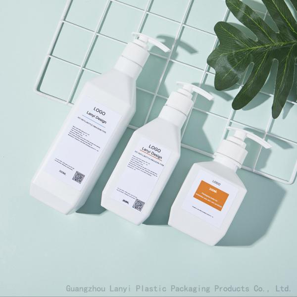 Buy 350ml Plastic Shampoo Pump Bottles For Lotion Body Cream at wholesale prices