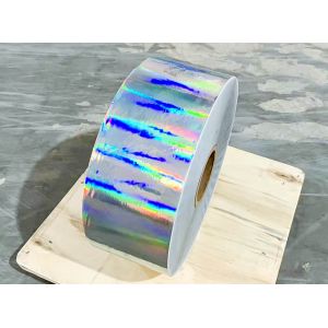 Wear Proof Holographic Self Adhesive Film Roll 50u Surface Thickness