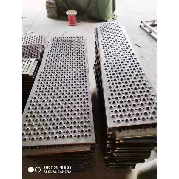 Galvanized Steel Roof Safety Walkway Grating with Round Holes