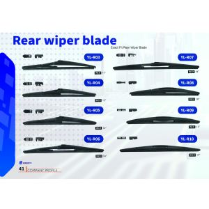 China Rubber Rear Window Windshield Wiper for All-Weather Cleaning and Bendable Design on sale