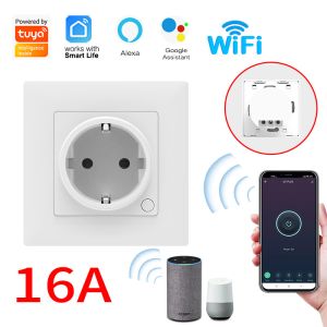 Quality Mtering Zigbee Wall Socket Intelligent 16A Smart Socket for sale