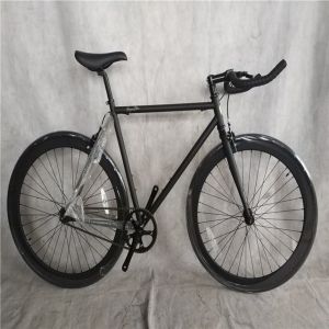 KMC Chain Black 700C Single Speed Track Bicycle for Men Vintage Fixed Gear Bike