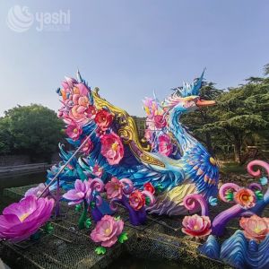 New Year Celebrations Outdoor Swan Lantern Traditional 400CM