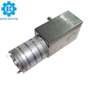 24V DC Worm Gear Motor Rs370 Low Noise Carbon Brushed For Home Appliance