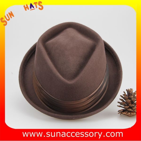 0381 Sunny hats diamond black wool felt hats ladies ,Shopping online hats and caps manufactuer