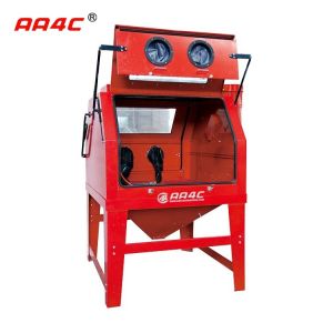 AA4C 1200L Industrial sandblasting cabinet rust removing sandblaster heavy duty