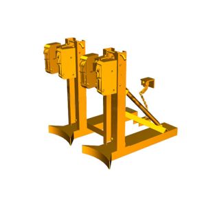 DG720B Drum Grabbers Forklift Drum Grabber For Tight Aisle Applications Load