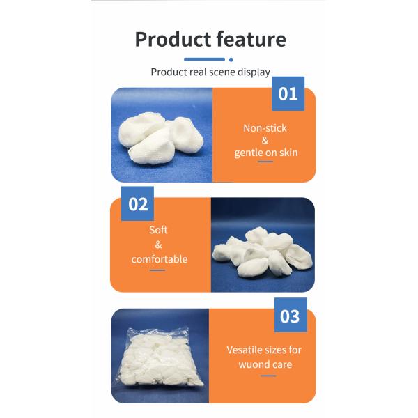 Gauze Balls Non-Sterile 40s 25x17 Diameter 4 Cm