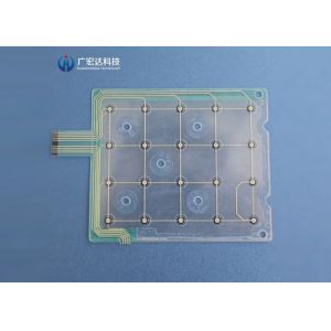 Waterproof Transparent Membrane Push Button Switch Dome Array With Keypads