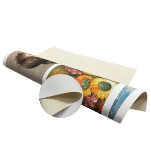 Printable Art Canvas 360gsm Inkjet Printing Pure Cotton Canvas Roll