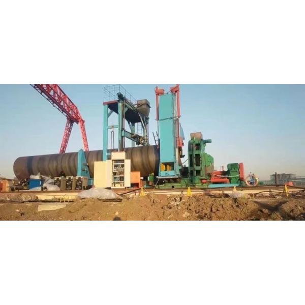 Front Swing Spiral Welded Pipe Mill Q235 Q355 X60 X70 X80 Spiral Tube Forming Machine