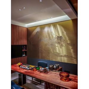 Custom metal wall coverings for old hotel upgrades