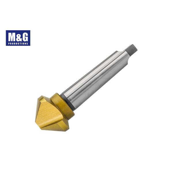 DIN 334 & DIN335 Form D Taper Shank HSS(M2) 3 flute Countersink ( 60/90/100/120 deg)
