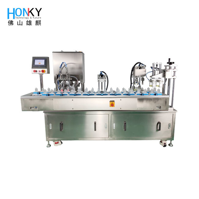 Quality Automatic Skin Whiten Cream Vial Filling Machine For Cosmetic Cream Filling Capping for sale