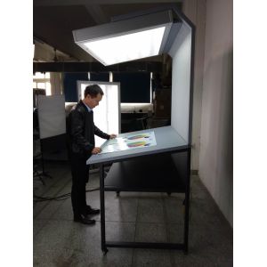 D65 D50 CWF Color Viewing Station Light Box 45 Degree CC120-A Three Light