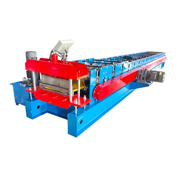 Buy Self Lock roof panel roll forming machine With Hole Forming high performance at wholesale prices