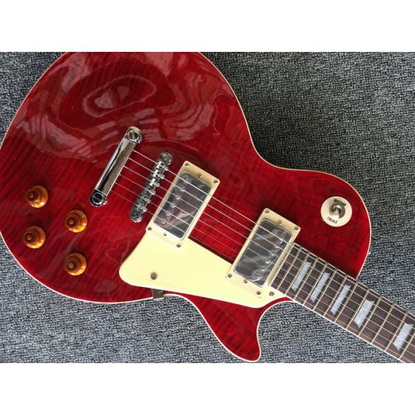 Wholesale lp Custom Shop red color Electric Guitar rosewood Fretboard China Guitar Factory Free Shipping