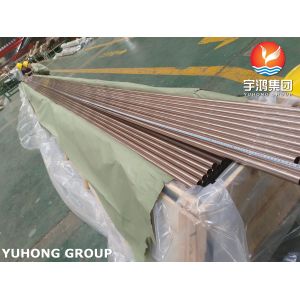 ASME SB111 C70600 Seamless Copper Nickel Tube Heat Exchanger Tube