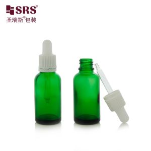 D004 Empty Transparent Amber Essential Oil Tamper Evident Luxury Customization