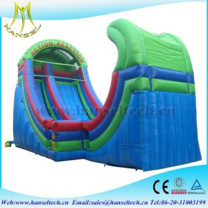 Hansel 2017 hot selling PVC outdoor inflatable play area blow up raft