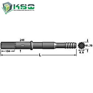 Atlas Copco Drill Shank Adapter COP2160EX, COP 4050EX, COP4050MUX