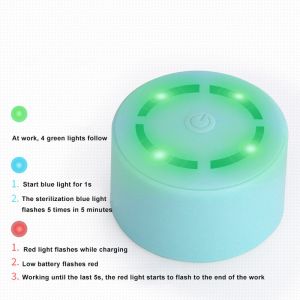 650Ml SS304 Uv Sterilizer Water Bottle With PP Lid