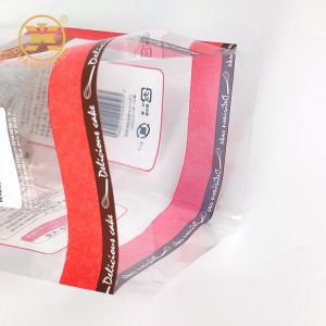 Custom Printed Recyclable Bakery Packaging Bags Nylon Clear With Logo
