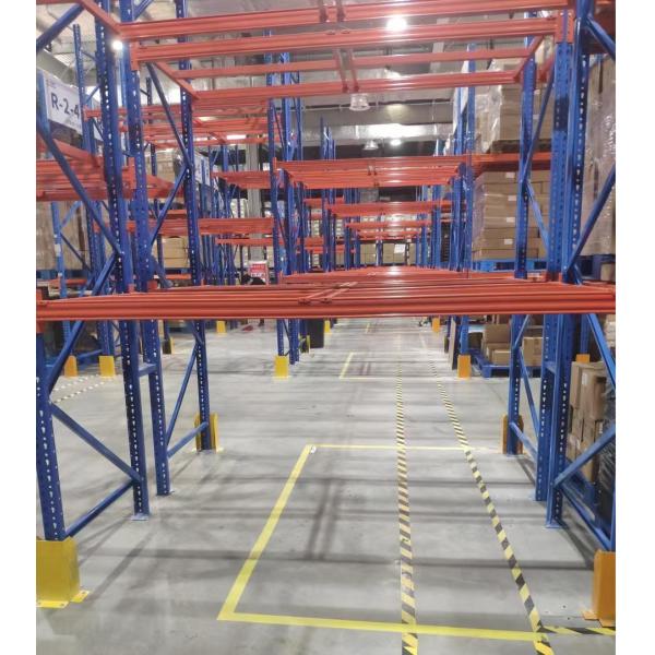 Custom Industrial Steel Selective Pallet Racking Adjustable Warehouse Beam