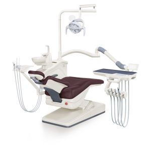 Class II Dental Unit Chair Grey With Rotatable Unit Box