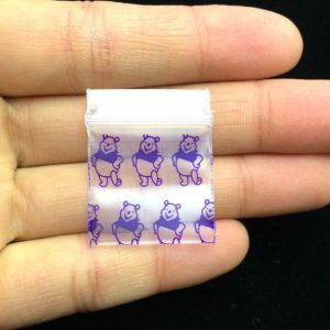 Resealable Seal Magic Mini Plastic Zipper Bags Customized Design
