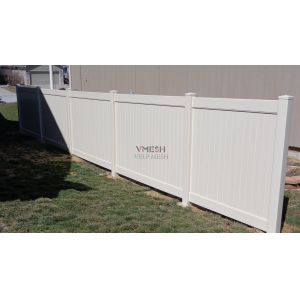 White Vinyl Privacy Fence Panel 6x8ft Virgin Material