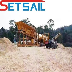Customized Full Automatic Land Mining Machinery for Gold and Diamond at
