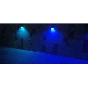 Waterproof New RGB Decorative Solar Fence Lights with Color Changing Warm White