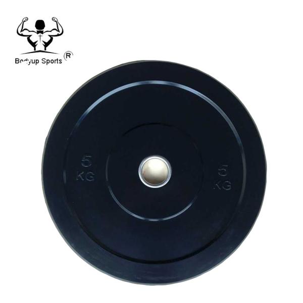 Pure Rubber Barbell Weight Plates , Crossfit Bumper Plates For Competition